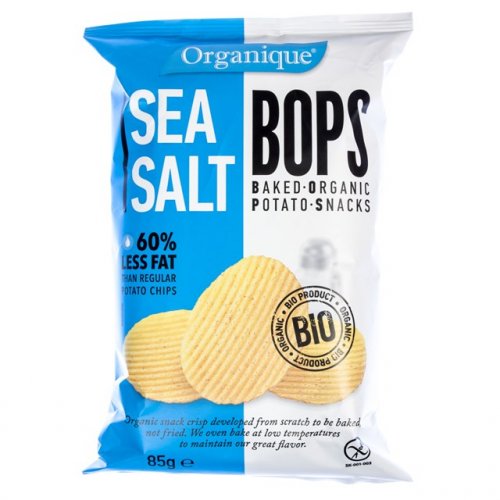 Chipsy BIO - morská soľ 85g Organique